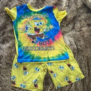Sold! ❌ Boys SpongeBob Pajama Set Size S